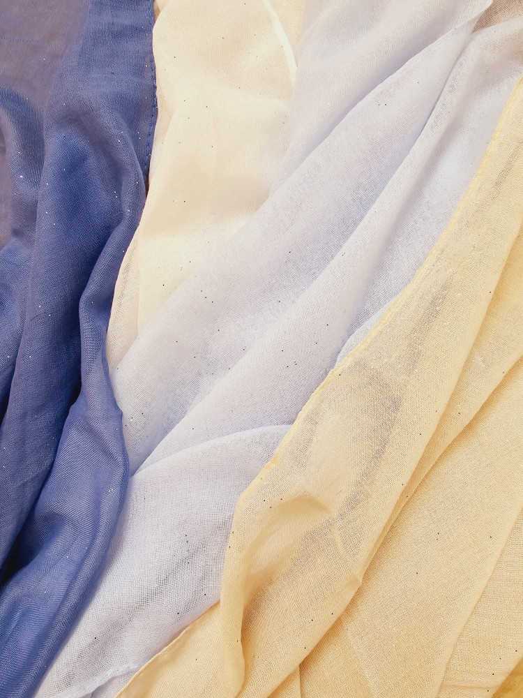 Foulard uni paillettes (+ couleurs)