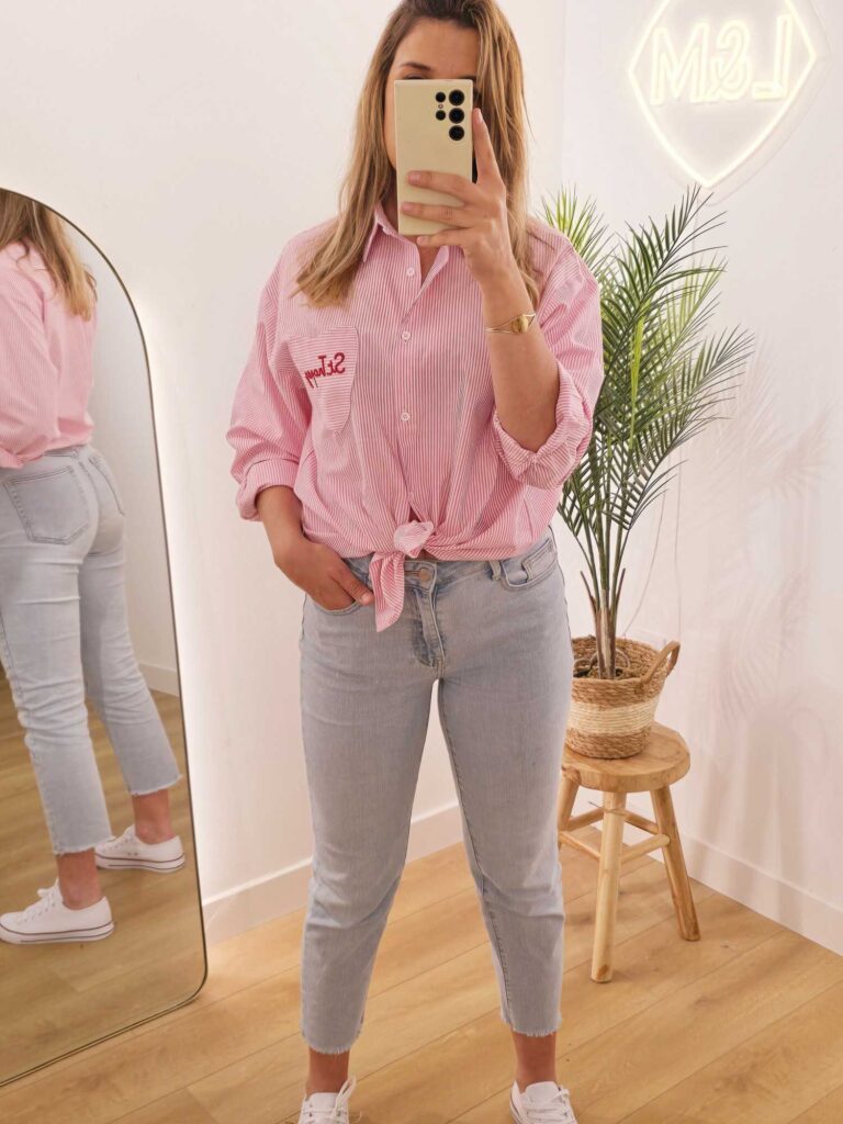 Chemise rayée "Saint Tropez"