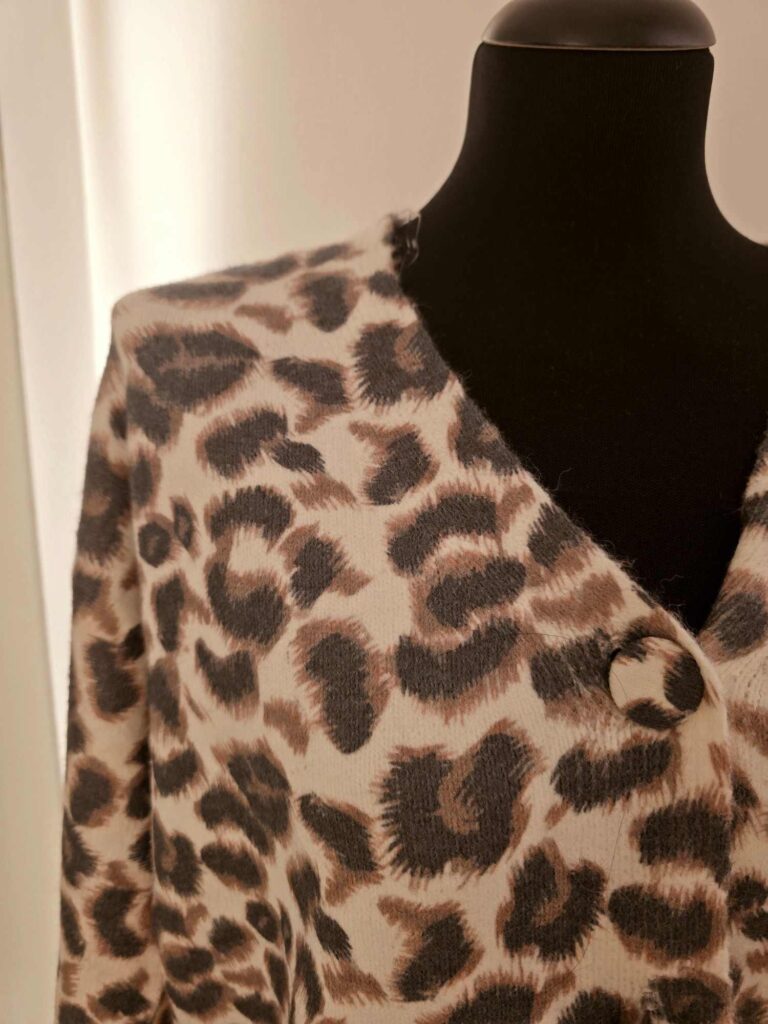 Gilet motif léopard