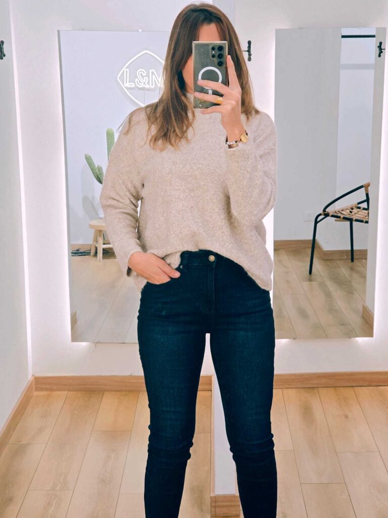 Pull col cheminé doux