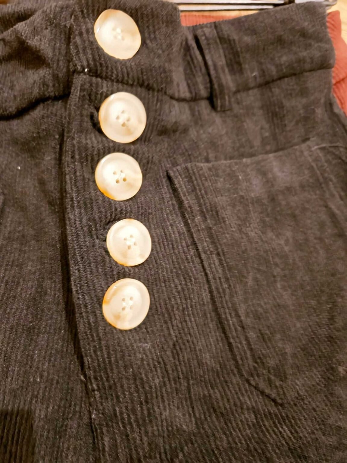 Pantalon Velours Côtelé Bleu Banana Republic Ryan Slim - Taille 6, Neuf Avec étiquette