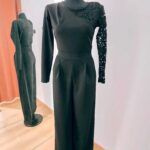 Combipantalon détail 1 manche dentelle