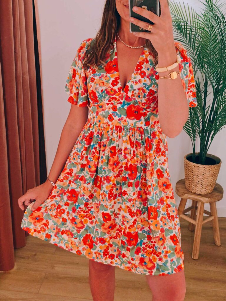 Robe fleurie fluide