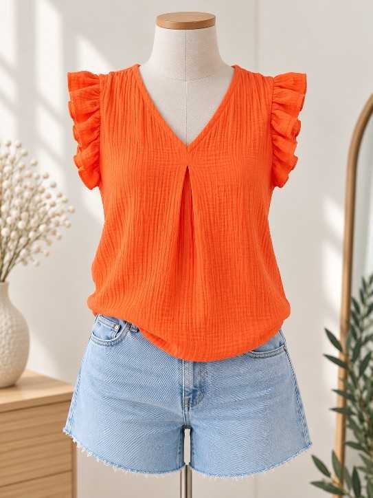 Blouse gaze coton