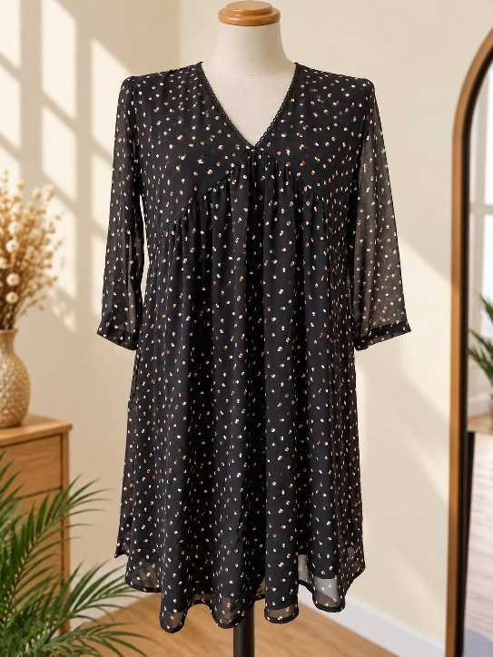 Robe Fluide à Pois